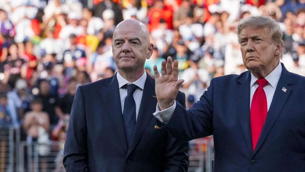US president Donald Trump says replacing FIFA president GIanni Infantino would be 'terrible mistake'