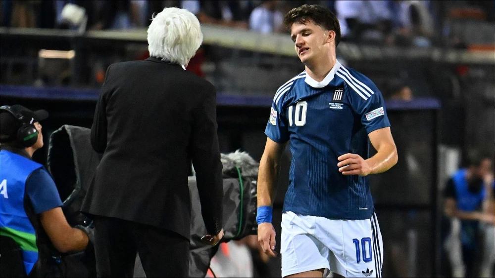 'We don't know how much damage was done' - Christos Tzolis' Greece injury leaves Arsenal sweating